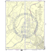 NOAA Nautical Chart 18664: Sacramento River Sacramento to Fourmile Bend